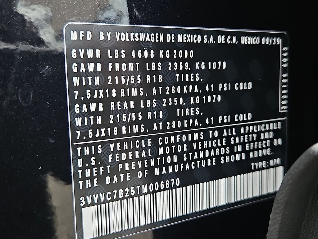 2026 Volkswagen Taos 1.5T SE