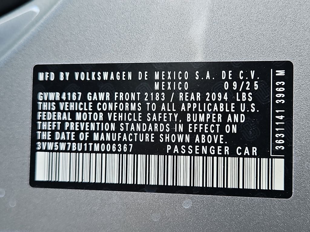 2026 Volkswagen Jetta 1.5T S