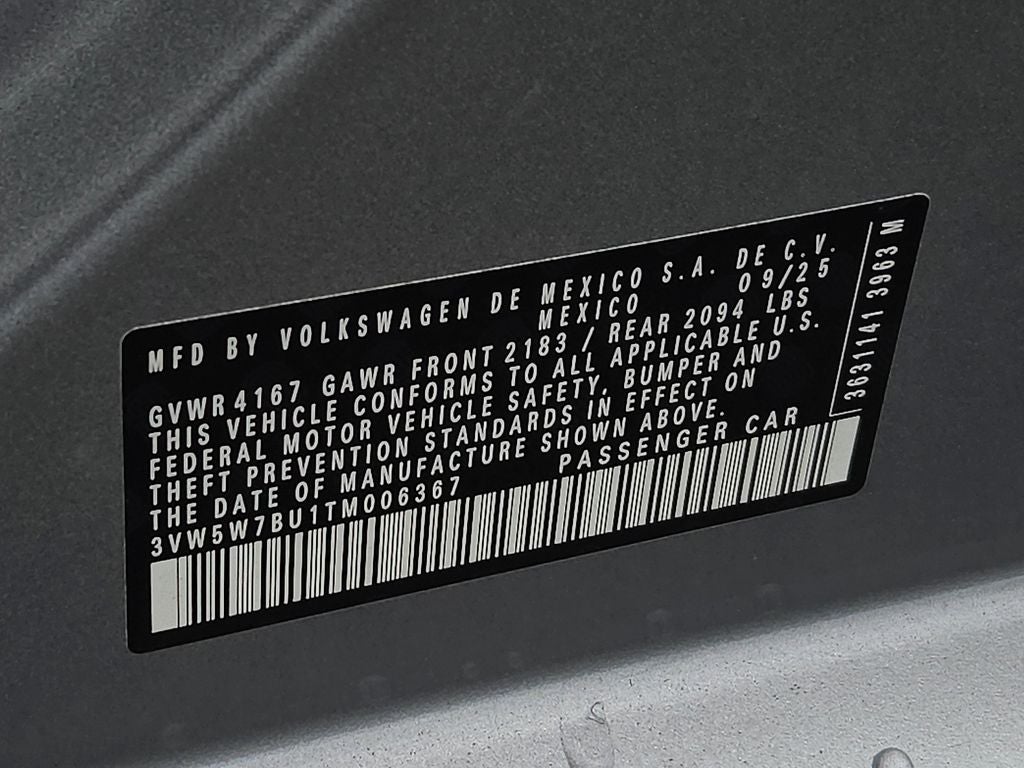 2026 Volkswagen Jetta 1.5T S