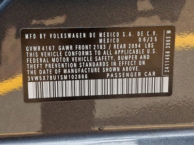 2025 Volkswagen Jetta 1.5T S