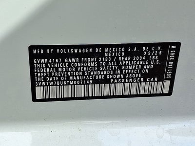 2026 Volkswagen Jetta 1.5T SE