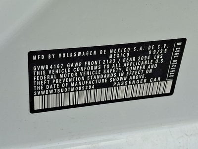 2026 Volkswagen Jetta 1.5T Sport