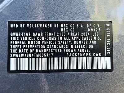 2026 Volkswagen Jetta 1.5T Sport