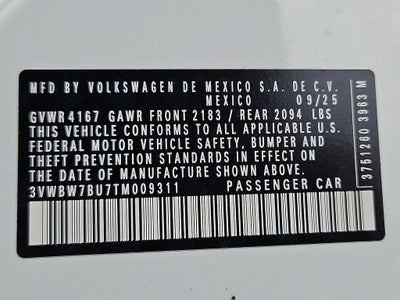 2026 Volkswagen Jetta 1.5T Sport