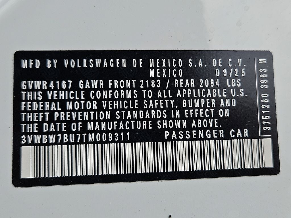 2026 Volkswagen Jetta 1.5T Sport