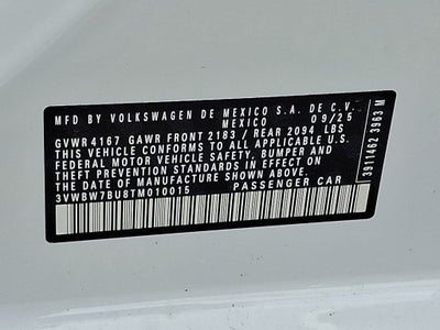 2026 Volkswagen Jetta 1.5T Sport