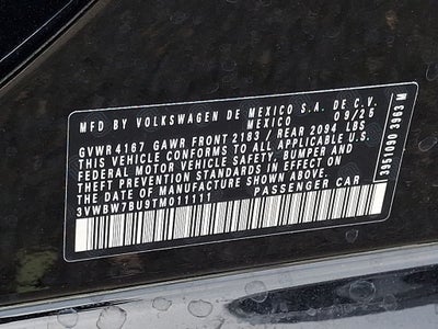 2026 Volkswagen Jetta 1.5T Sport