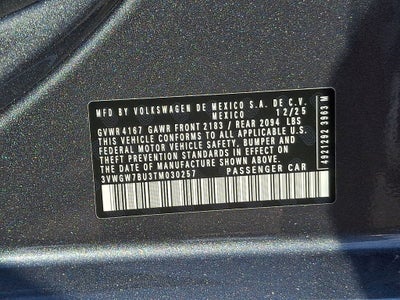 2026 Volkswagen Jetta 1.5T SEL