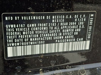 2026 Volkswagen Jetta 1.5T SEL
