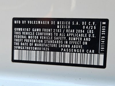 2025 Volkswagen Jetta 1.5T SEL