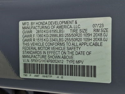 2023 Honda Pilot Touring