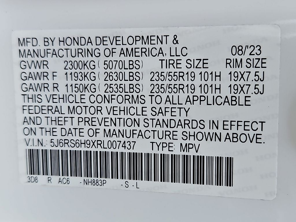 2024 Honda CR-V Hybrid Sport Touring