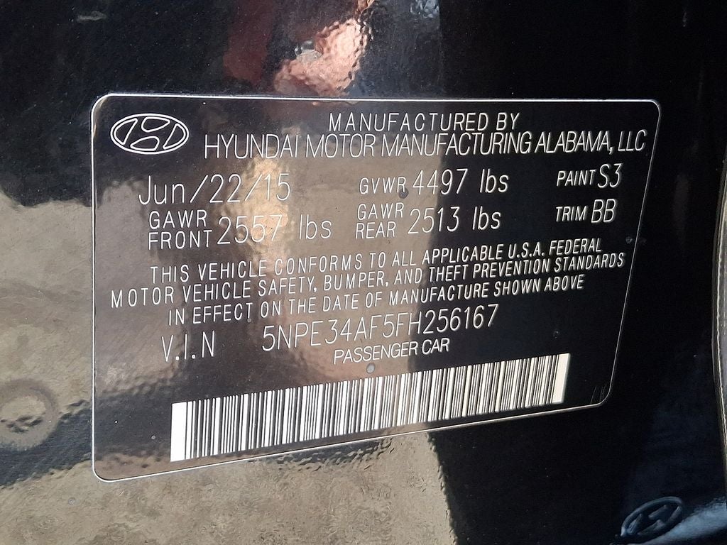 2015 Hyundai Sonata Sport