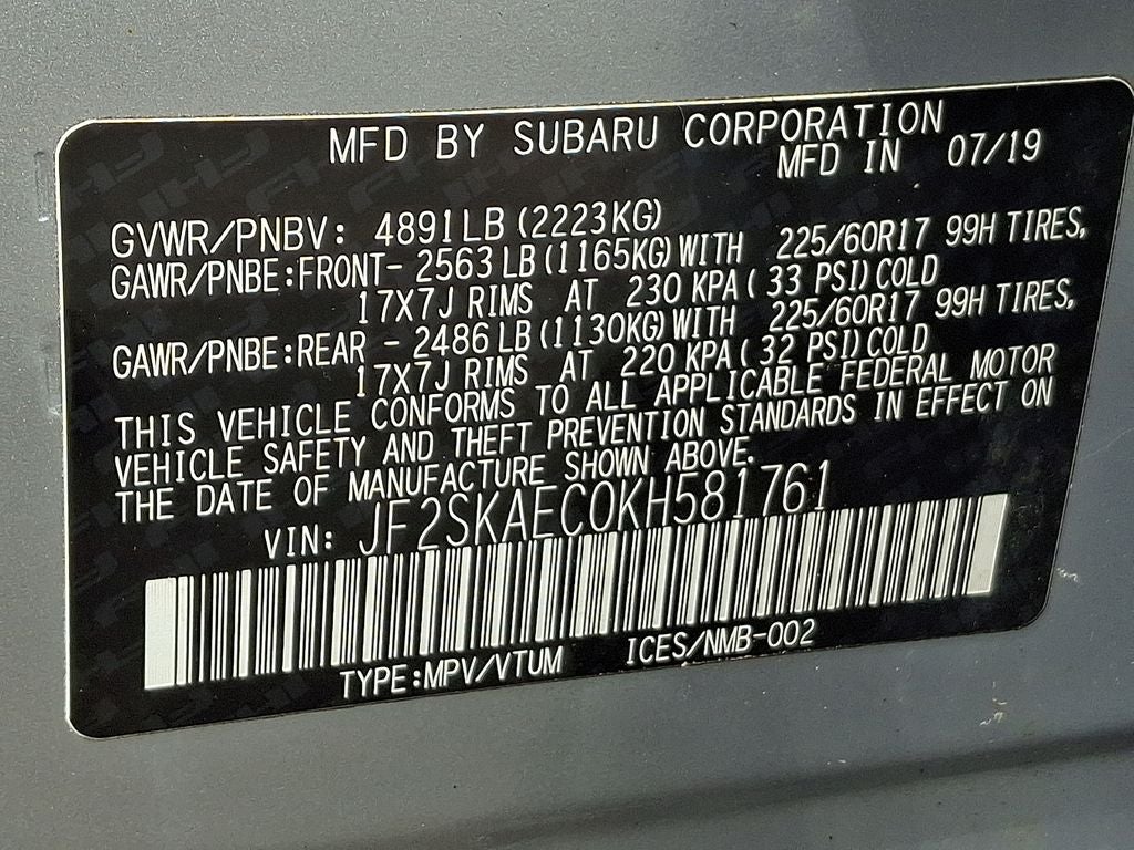 2019 Subaru Forester Premium