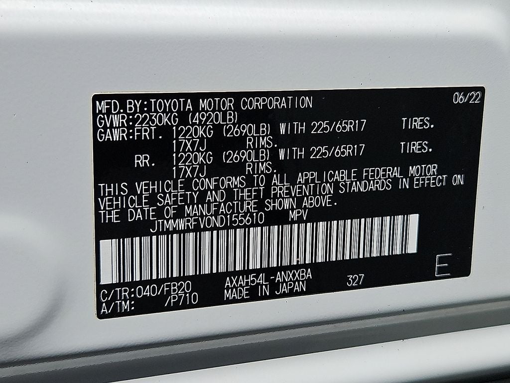 2022 Toyota RAV4 Hybrid LE