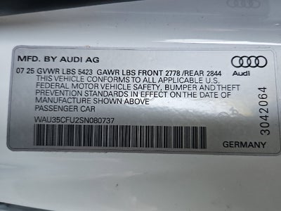 2025 Audi S5 3.0T Prestige quattro