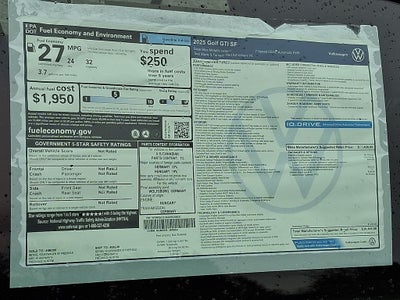 2025 Volkswagen Golf GTI 2.0T SE