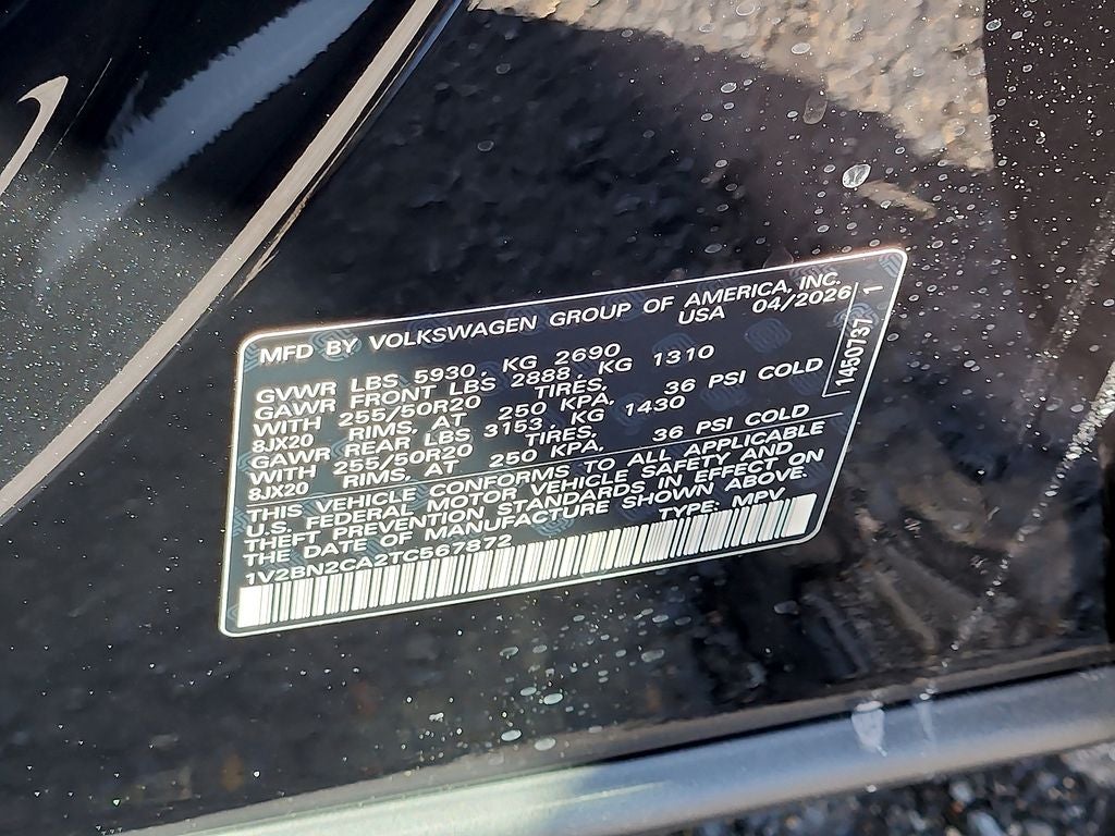 2026 Volkswagen Atlas 2.0T SEL