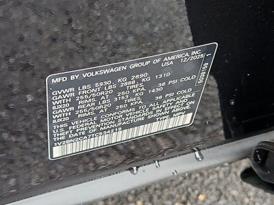 2026 Volkswagen Atlas 2.0T SEL