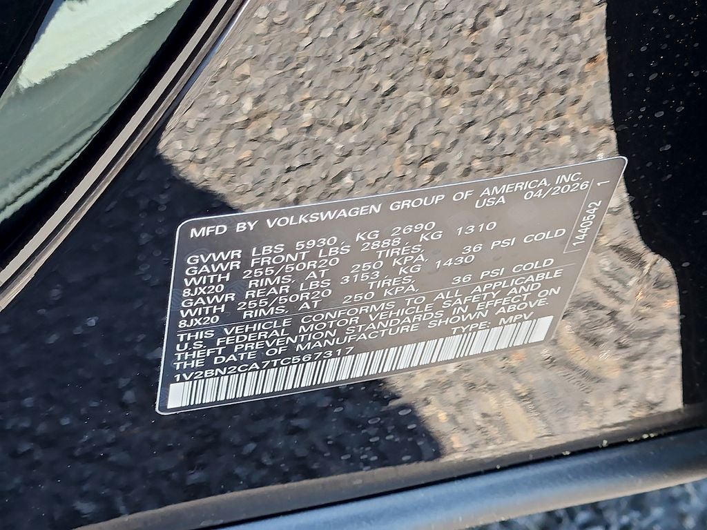 2026 Volkswagen Atlas 2.0T SEL