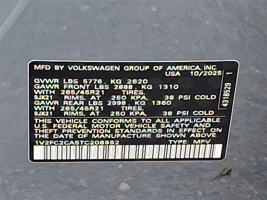 2026 Volkswagen Atlas Cross Sport 2.0T SEL Premium R-Line