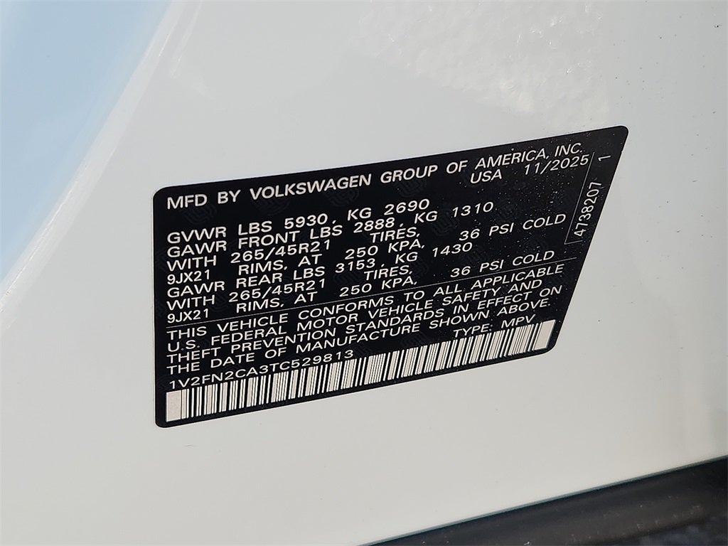 2026 Volkswagen Atlas 2.0T SEL Premium R-Line