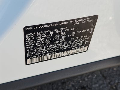 2026 Volkswagen Atlas 2.0T SEL Premium R-Line