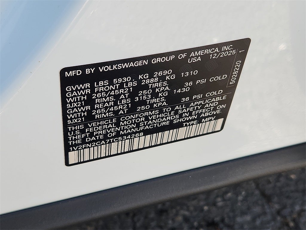 2026 Volkswagen Atlas 2.0T SEL Premium R-Line