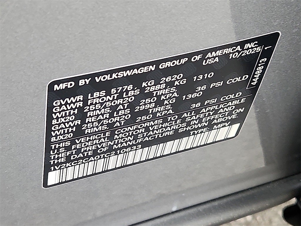 2026 Volkswagen Atlas Cross Sport 2.0T SE w/Technology