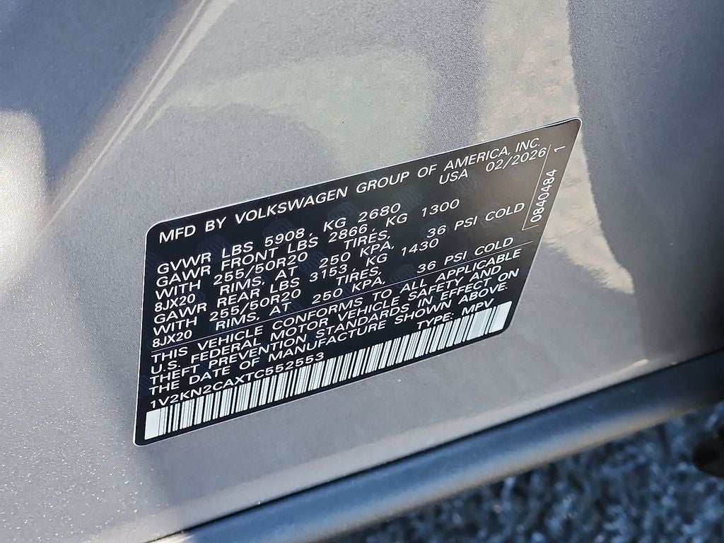 2026 Volkswagen Atlas 2.0T SE w/Technology