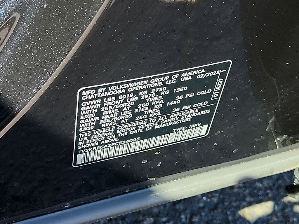 2023 Volkswagen Atlas 3.6L V6 SE w/Technology