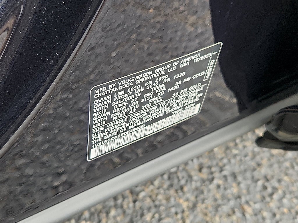 2024 Volkswagen Atlas 2.0T SE