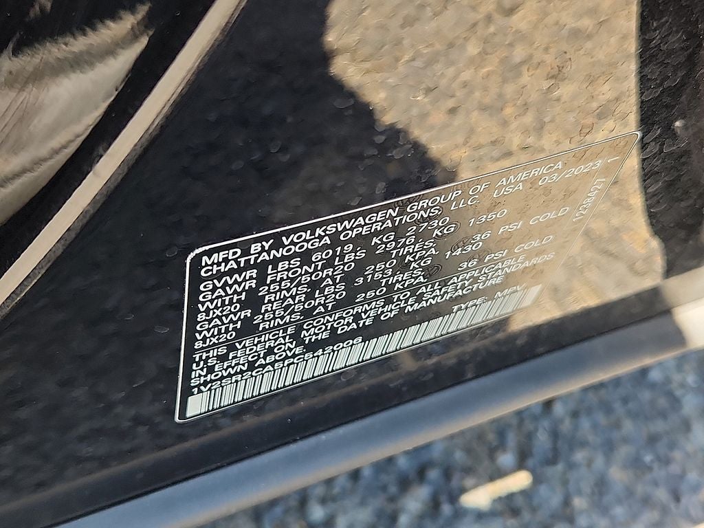 2023 Volkswagen Atlas 3.6L V6 SEL R-Line