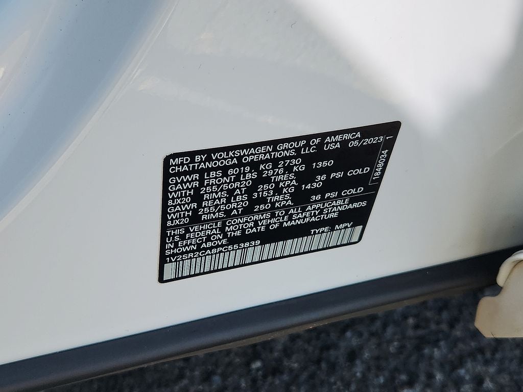 2023 Volkswagen Atlas 3.6L V6 SEL R-Line