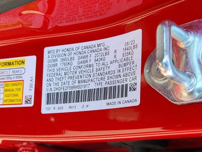 2024 Honda Civic Sport