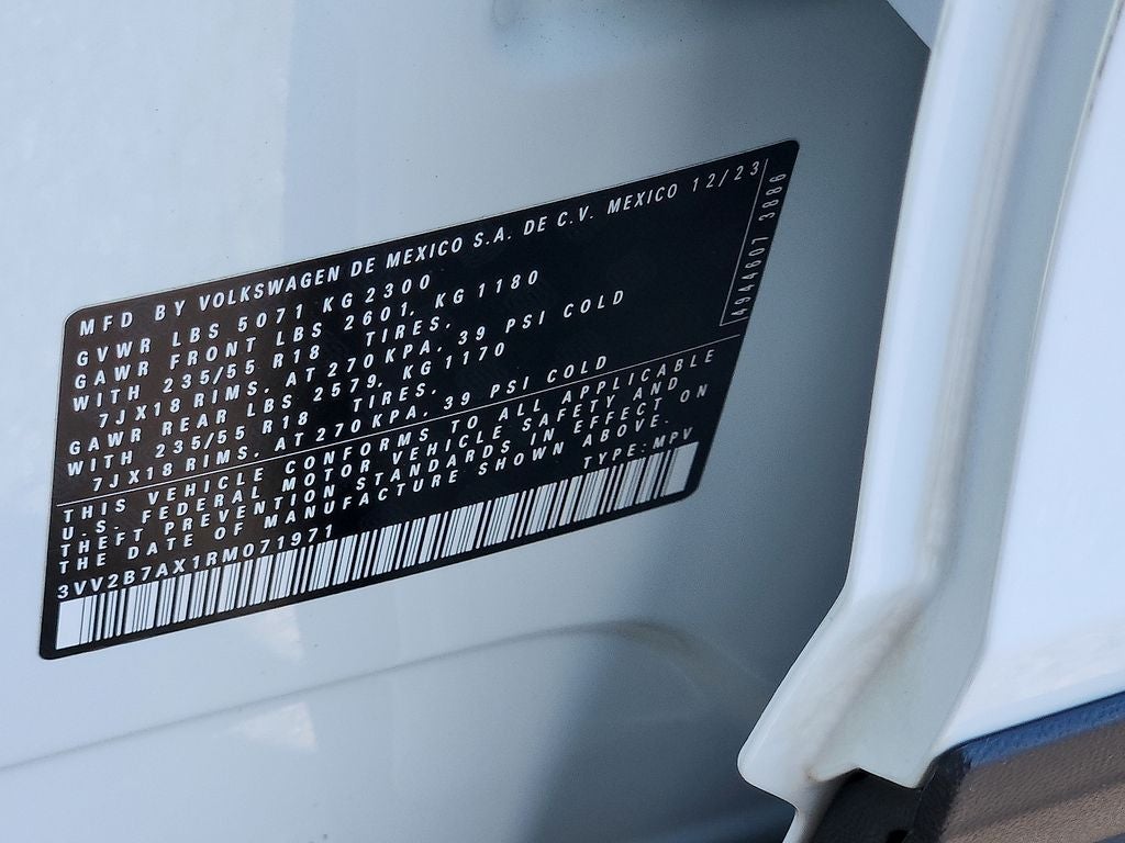 2024 Volkswagen Tiguan 2.0T SE