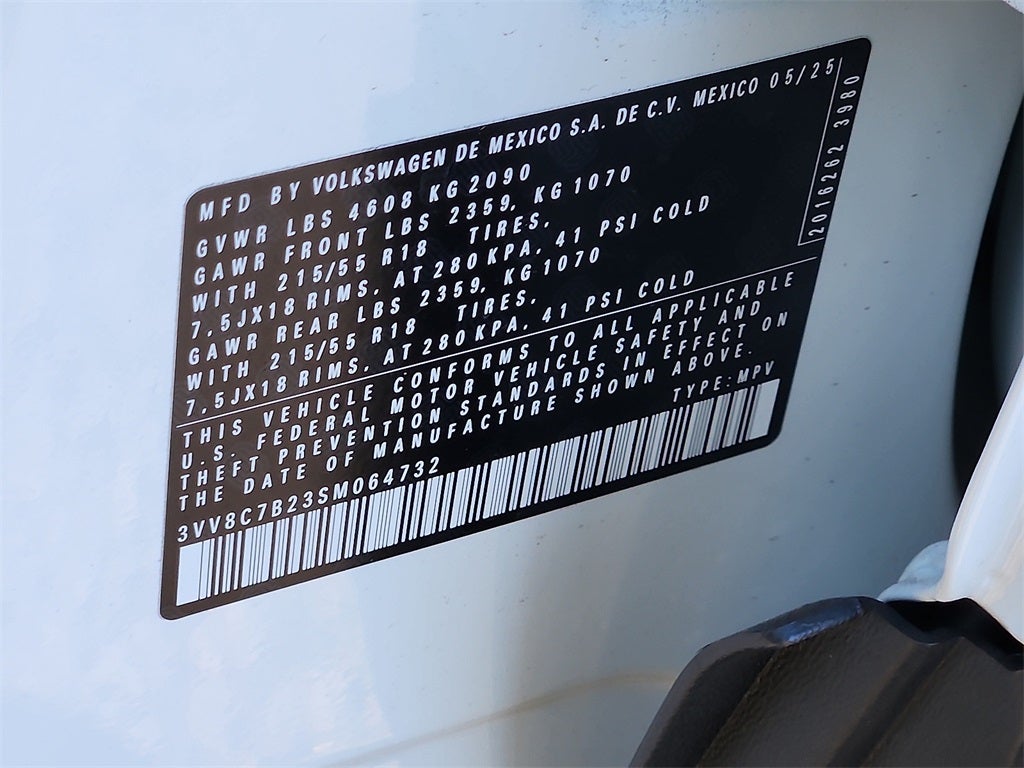 2025 Volkswagen Taos 1.5T S