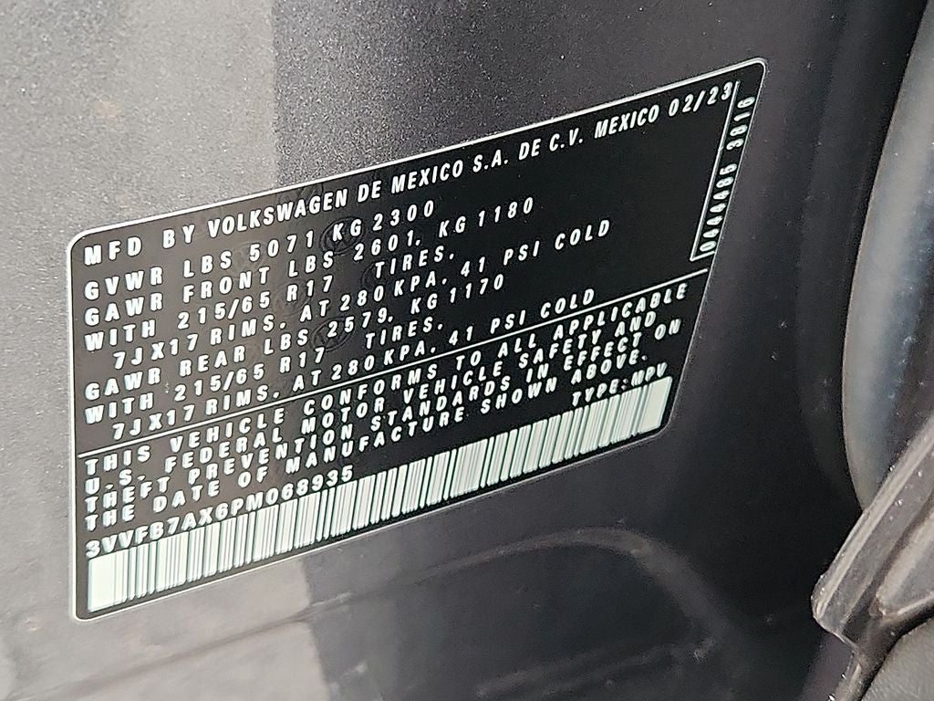 2023 Volkswagen Tiguan 2.0T S