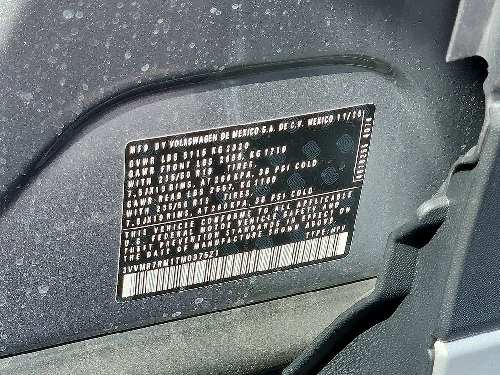 2026 Volkswagen Tiguan 2.0T SE