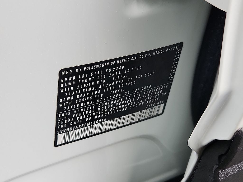 2023 Volkswagen Tiguan 2.0T SE