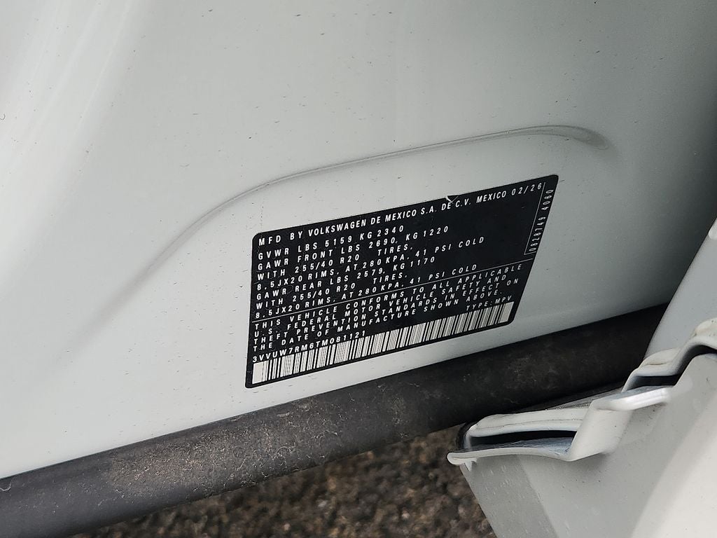 2026 Volkswagen Tiguan 2.0T SEL R-Line Turbo