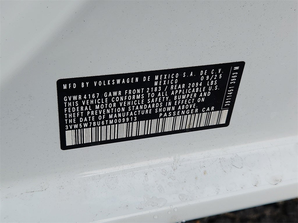 2026 Volkswagen Jetta 1.5T S