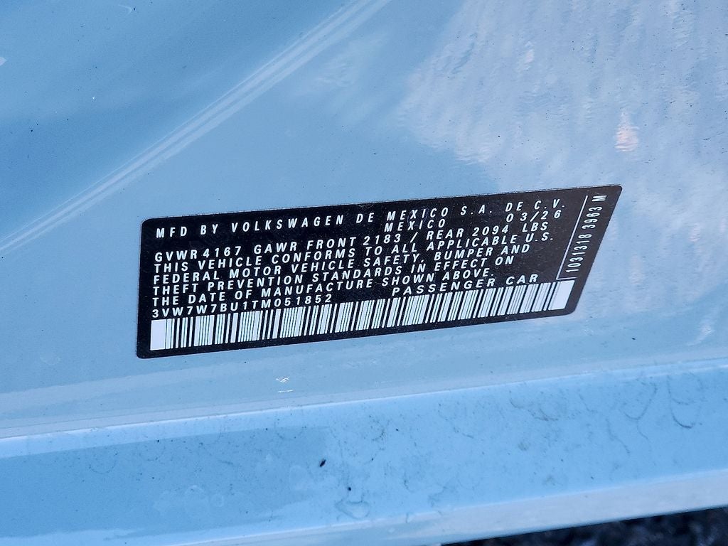 2026 Volkswagen Jetta 1.5T SE