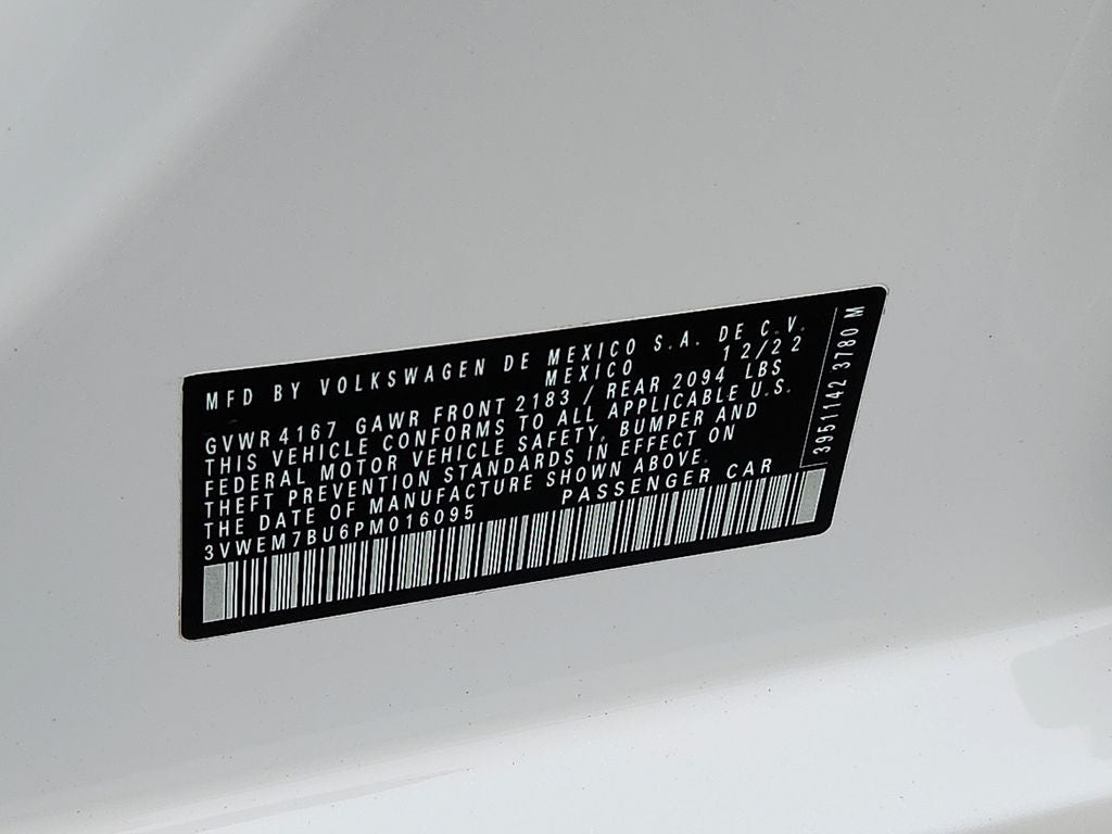 2023 Volkswagen Jetta 1.5T SE