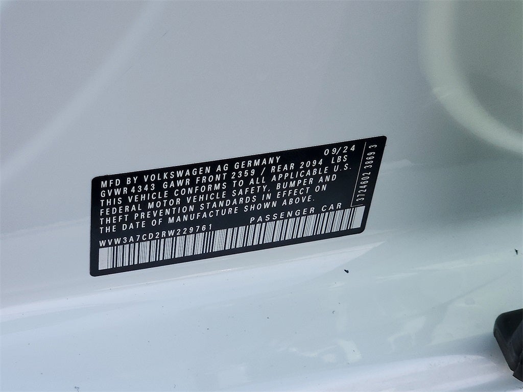 2024 Volkswagen Golf GTI 2.0T SE