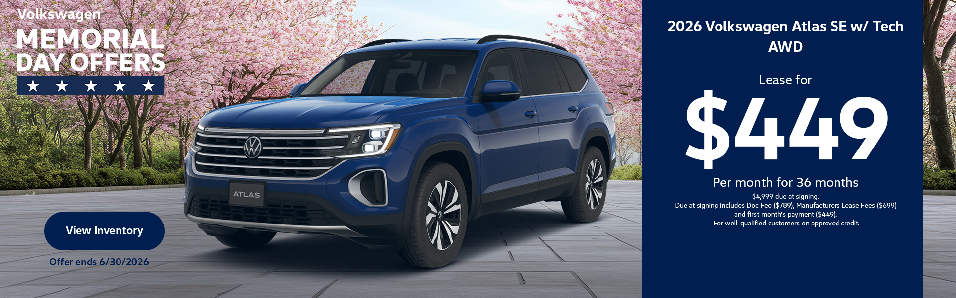 VW Atlas Dealer near Bridgewater